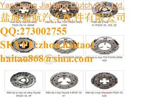 China 13033-12201 Clutch Disc 18 Spline Tcm Fg25n1 Serial #306x New Forklift Partspart supplier