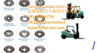 China Forklift Spare Parts used for FD15-25 Clutch Cover 12573-12041 supplier
