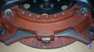 China Jinma tractor parts,tractor clutch disc assembly parts,clutch disc assy for tractorTA800.211A supplier