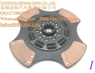 China PADDLE CLUTCH DISC for MACK OEM 128257 SIZE 387*10*51MM supplier