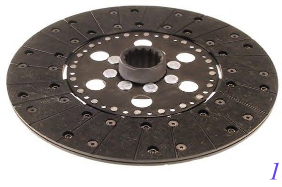 Ford YCJH Tractor Trans Disc: 12&quot; organic Spring Loaded Part No: A-F0NN7550HAS, VPG2030, SW03491, E3NN7550EAS supplier