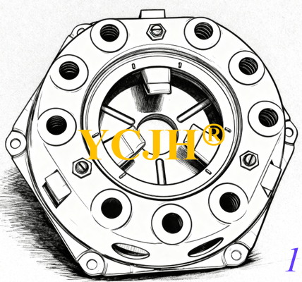 22U-01-21310 DISK DAMPER Silver Disc Clutch High Strength Silver Material for Durable Performance supplier